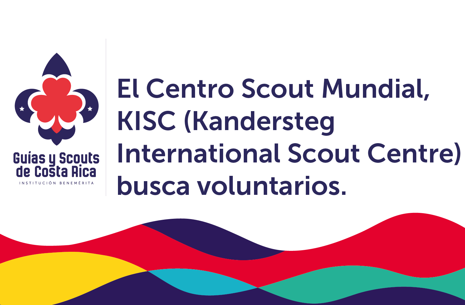 El Centro Scout Mundial, KISC (Kandersteg International Scout Centre) busca voluntarios.